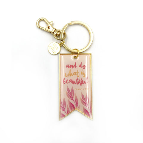 Do What is Beautiful Key Ring