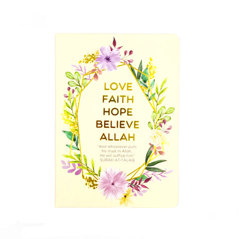 Love Faith Hope Luxe A5 Notebook