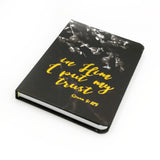 In Him I Put My Trust Luxe A6 Notebook