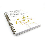In Him I Put My Trust Wire-O A5 Notebook
