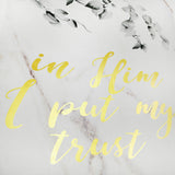 In Him I Put My Trust A3 Print Art