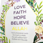 Love Faith Hope A4 Print Art